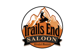 create a winning gorgeous logo for trails end saloon
