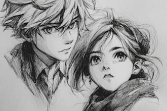 sketch you anime sketch art