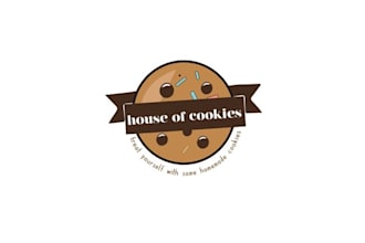 design amazing our new homemade cookies logo
