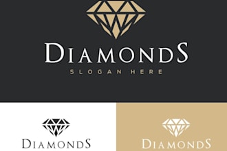 do diamond luxury logo video intro animation