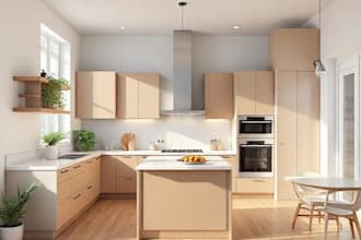 do kitchen interior design and render of kitchen design