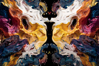 create paint unique digital art abstract, surrealism