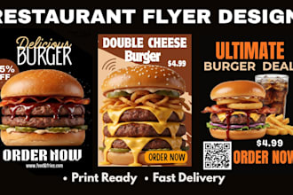 design premium restaurant flyers that boost customer orders