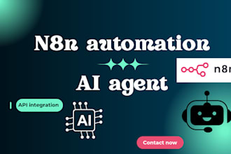 n8n ai agent n8n automation n8n workflow n8n api integration