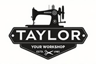 create beautiful sewing taylor logo design