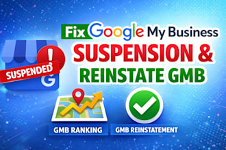 fix gmb suspension and reinstate suspended gmb fast recover gbp