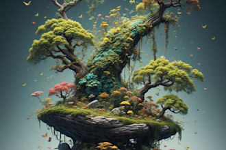 create botanical or nature illustration for you