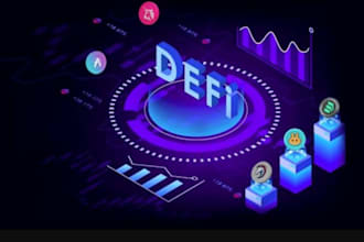 build defi website, dapps, dao software, nft marketplace, blockchain app