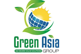 make a unique solar power logo for renewable energy brands