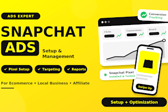 set up and manage snapchat ads campaign for your business