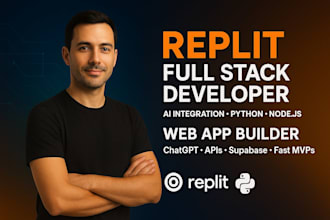 replit ai full stack developer, ai integration, python, nodejs, web app builder