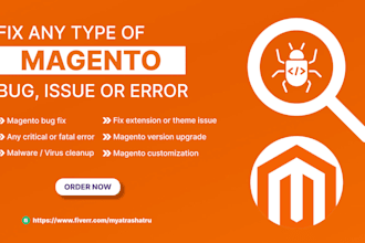 fix your magento bug with in a day