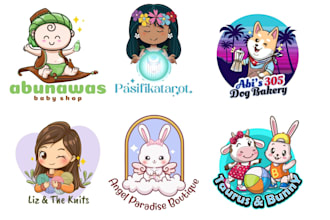 design a cute kawaii logo for vtuber and streamer