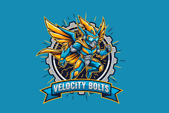 make cute and energetic character mascot logo design service