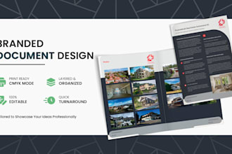 design executive quality branded business documents