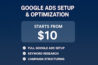 create and optimize high ROI google ads campaigns