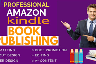 format, design, and publish your book on amazon KDP