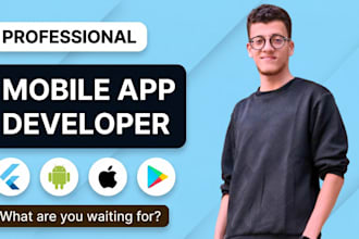 build mobile app development, ios android app creation flutter app developer