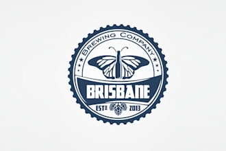 design unique brisbane brewing company logo