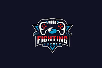 design pictorial fighting game community logo