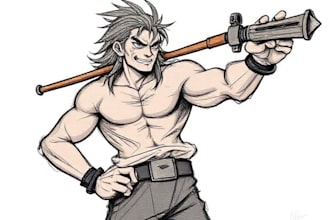 draw sketches with your character