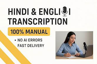 deliver human quality transcription for hindi, english, and mixed audio