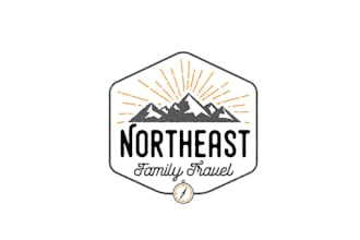 design captivating family travel blog logo