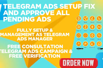 telegram ads setup, fragment verification guaranteed ad approval