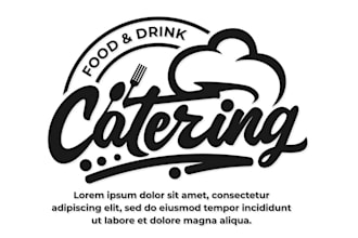 design unique catering logo for your company