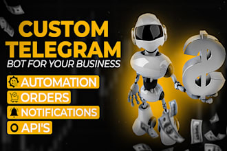 create a telegram bot using python and API integration