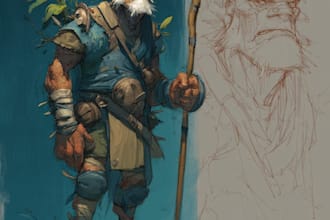 fantasy character art and character art