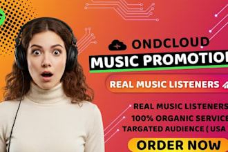 promote your soundcloud song with real, organic spotify music marketing
