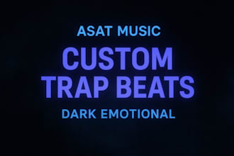 produce dark,emotional,cinematic trap beats for your song
