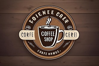 do modern coffee shop logo