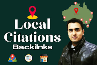 make 50 local citations and local listings for local ranking