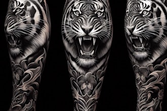 creative design for sleeve tattoo