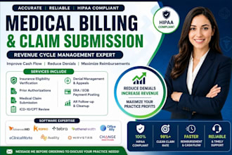 handle medical billing and claim submission