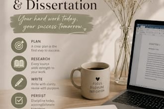edit research, dissertation, thesis and proposal