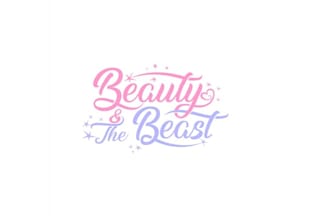 design unique beauty beast logo