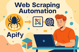 setup a custom webscrapper using n8n and apify