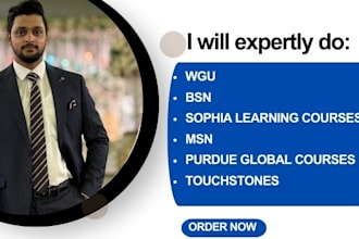 do wgu, bsn, sophia learning courses, msn, purdue global courses, touchstones