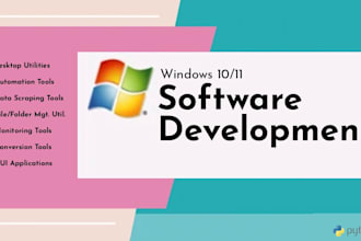 develop automation, tools, utilities, bots and exe apps in python