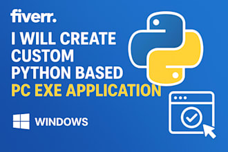 develop automation, tools, utilities, bots and exe apps in python