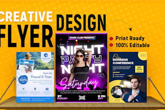 design professional business flyer for your company
