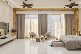 restyle 400sft master bedroom, 3d interior design, homes tours, basement render
