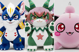 create handmade soft custom plush toys stuffed animals crochet kawaii plushie