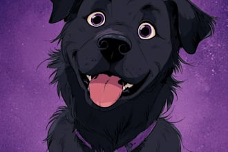 design a custom disney pet portrait