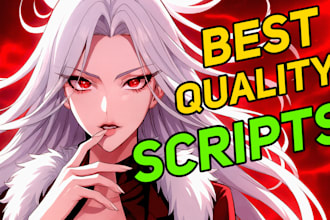 write manhwa and manga recap scripts for youtube