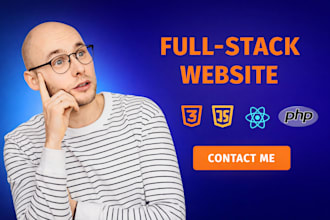 design and develop custom full stack website
