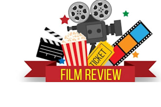do film analysis, movie review or TV show analysis
